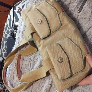 Tommy Hilfiger Denim Shoulder Bag light blue and light pink  Accents.